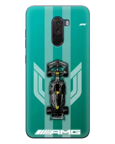 Чехол для Xiaomi POCO F1 с картинкой «Mercedes AMG Petronas»