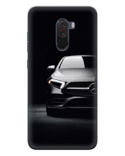 Чехол для Xiaomi POCO F1 с картинкой «Свет фар Mercedes»