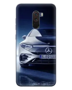 Чехол для Xiaomi POCO F1 с картинкой «Mercedes EQ — будущее»