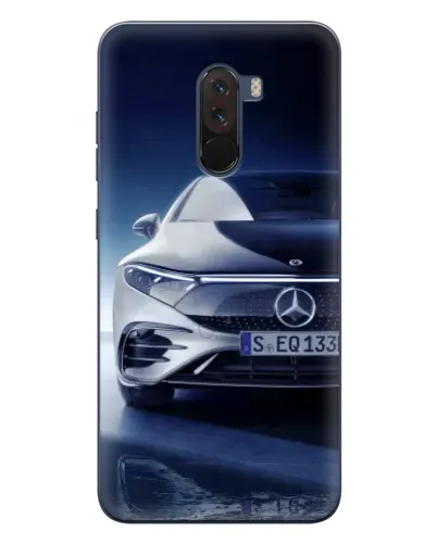 Чехол для Xiaomi POCO F1 с картинкой «Mercedes EQ — будущее»