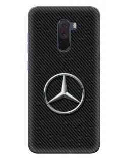 Чохол для Xiaomi POCO F1 з картинкою «Карбоновий Mercedes стиль» Чохол для Xiaomi POCO F1 з картинкою «Карбоновий Mercedes стиль»