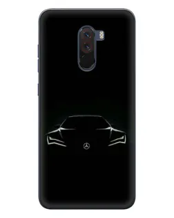 Чохол для Xiaomi POCO F1 з картинкою «Mercedes — силует авто» Чохол для Xiaomi POCO F1 з картинкою «Mercedes — силует авто»