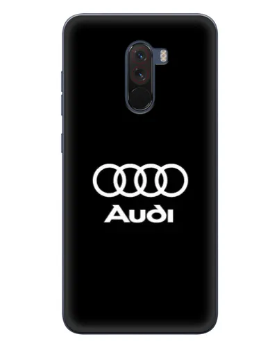 Чехол для Xiaomi POCO F1 с картинкой «Классическое лого Audi»