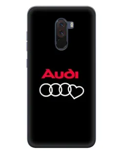 Чехол для Xiaomi POCO F1 с картинкой «Логотип Audi Heart» Чехол для Xiaomi POCO F1 с картинкой «Логотип Audi Heart»