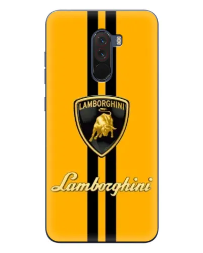 Чехол для Xiaomi POCO F1 с картинкой «Lamborghini Stripe желтый» Чехол для Xiaomi POCO F1 с картинкой «Lamborghini Stripe желтый»
