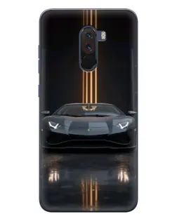 Чехол для Xiaomi POCO F1 с картинкой «Lamborghini золотые линии» Чехол для Xiaomi POCO F1 с картинкой «Lamborghini золотые линии»