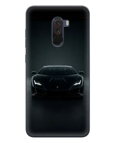 Чехол для Xiaomi POCO F1 с картинкой «Черный Lamborghini Aventador» Чехол для Xiaomi POCO F1 с картинкой «Черный Lamborghini Aventador»