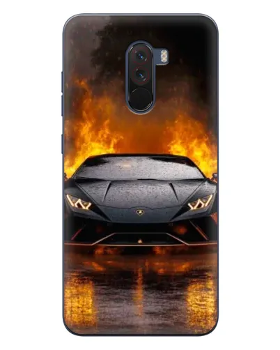Чехол для Xiaomi POCO F1 с картинкой «Lamborghini в огне» Чехол для Xiaomi POCO F1 с картинкой «Lamborghini в огне»