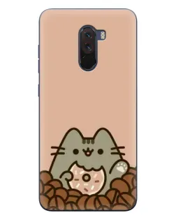 Чехол для Xiaomi POCO F1 с картинкой «Кофейный Пушин»