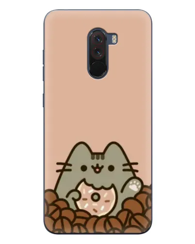 Чехол для Xiaomi POCO F1 с картинкой «Кофейный Пушин»