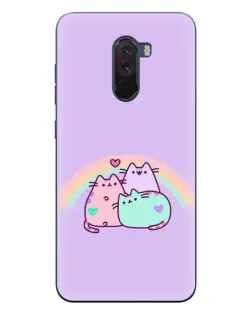 Чехол для Xiaomi POCO F1 с картинкой «Радужные Пушины»