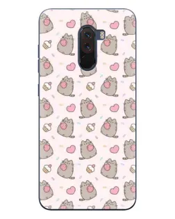 Чехол для Xiaomi POCO F1 с картинкой «Пушин и сладости»