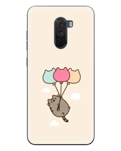 Чехол для Xiaomi POCO F1 с картинкой «Пушин на шариках»
