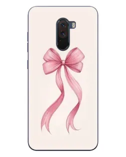 Чехол для Xiaomi POCO F1 с картинкой «Розовый бант»