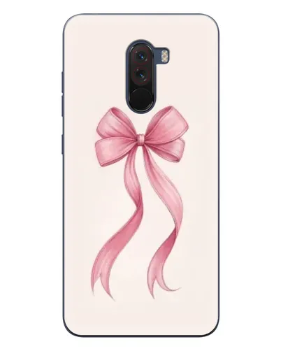 Чехол для Xiaomi POCO F1 с картинкой «Розовый бант»