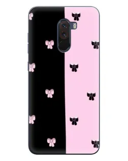 Чехол для Xiaomi POCO F1 с картинкой «Контрастные банты»