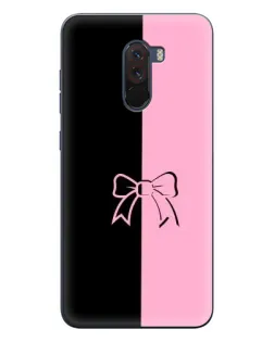 Чехол для Xiaomi POCO F1 с картинкой «Половинки банта»