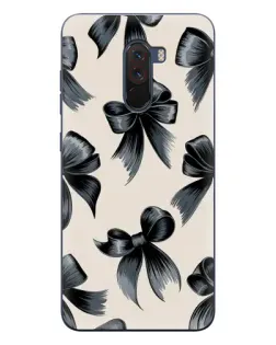 Чехол для Xiaomi POCO F1 с картинкой «Банты Coquette»