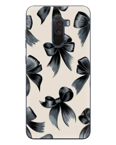 Чехол для Xiaomi POCO F1 с картинкой «Банты Coquette»