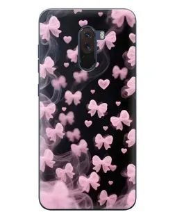 Чехол для Xiaomi POCO F1 с картинкой «Неоновое кружево»