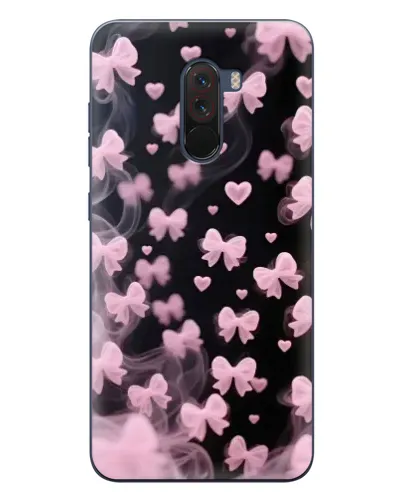 Чехол для Xiaomi POCO F1 с картинкой «Неоновое кружево»