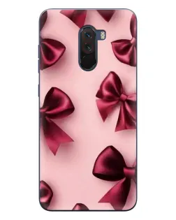 Чехол для Xiaomi POCO F1 с картинкой «Бордовый атлас»