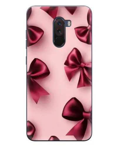 Чехол для Xiaomi POCO F1 с картинкой «Бордовый атлас»