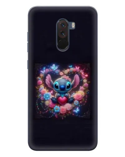 Чохол для Xiaomi POCO F1 з картинкою «Stitch у квітах» Чохол для Xiaomi POCO F1 з картинкою «Stitch у квітах»