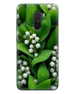 Чехол для Xiaomi POCO F1 с картинкой «Ландыши в зелени»