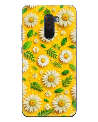 Чехол для Xiaomi POCO F1 с картинкой «Ромашковое солнце»