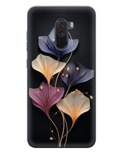 Чехол для Xiaomi POCO F1 с картинкой «Лиловые цветы грации»