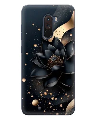 Чехол для Xiaomi POCO F1 с картинкой «Черный лотос»