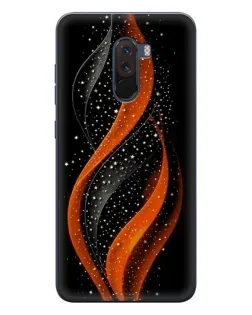 Чехол для Xiaomi POCO F1 с картинкой «Огненная звездная волна»