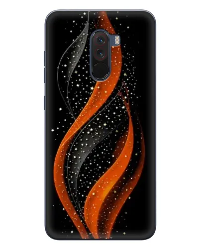 Чехол для Xiaomi POCO F1 с картинкой «Огненная звездная волна»