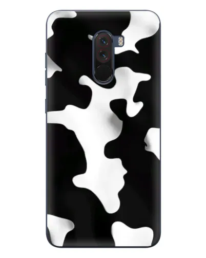 Чехол для Xiaomi POCO F1 с картинкой «Черно-белое пятно»