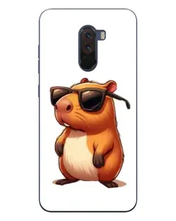 Чехол для Xiaomi POCO F1 с картинкой «Капибара в очках» Чехол для Xiaomi POCO F1 с картинкой «Капибара в очках»