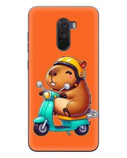 Чехол для Xiaomi POCO F1 с картинкой «Капибара на скутере» Чехол для Xiaomi POCO F1 с картинкой «Капибара на скутере»