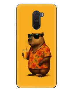 Чехол для Xiaomi POCO F1 с картинкой «Капибара на отдыхе» Чехол для Xiaomi POCO F1 с картинкой «Капибара на отдыхе»