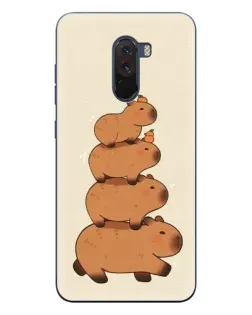Чехол для Xiaomi POCO F1 с картинкой «Башня из капибар» Чехол для Xiaomi POCO F1 с картинкой «Башня из капибар»