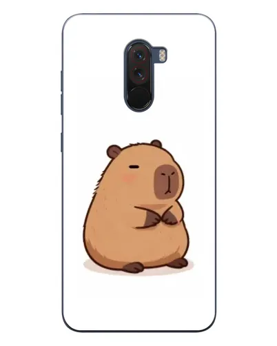 Чехол для Xiaomi POCO F1 с картинкой «Толстенькая капибара»