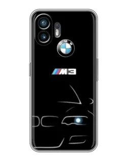 Чехол для Xiaomi Redmi 10 5G с картинкой «Минималистичный принт BMW M3»