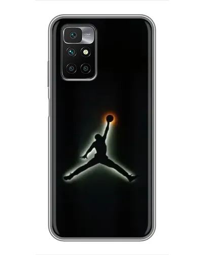 Чехол для Xiaomi Redmi 10 с картинкой «Jordan Gradient Logo»