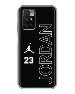 Чехол для Xiaomi Redmi 10 с картинкой «Jordan Vertical»
