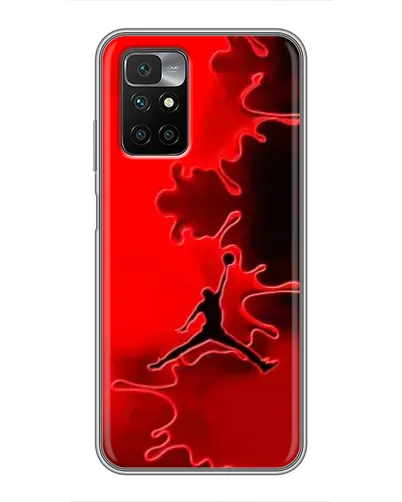 Чехол для Xiaomi Redmi 10 с картинкой «Jordan Red Smoke»
