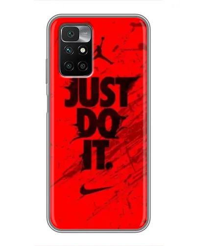 Чехол для Xiaomi Redmi 10 с картинкой «Nike Just Do It»