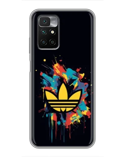 Чехол для Xiaomi Redmi 10 с картинкой «Adidas Splash»