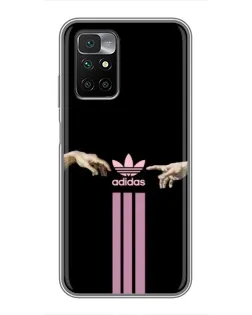 Чехол для Xiaomi Redmi 10 с картинкой «Adidas Hands»