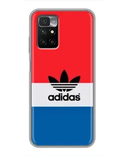 Чехол для Xiaomi Redmi 10 с картинкой «Adidas Retro Block»