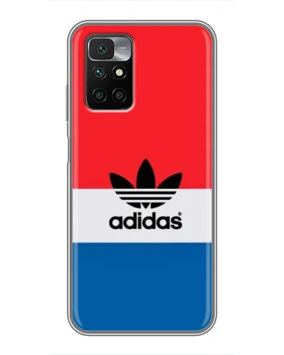 Чехол для Xiaomi Redmi 10 с картинкой «Adidas Retro Block»