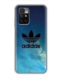Чехол для Xiaomi Redmi 10 с картинкой «Adidas Stone Logo»